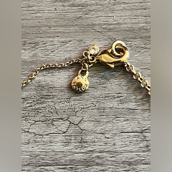 Ann Taylor Black Coin Station Necklace 16” - Picture 3 of 5